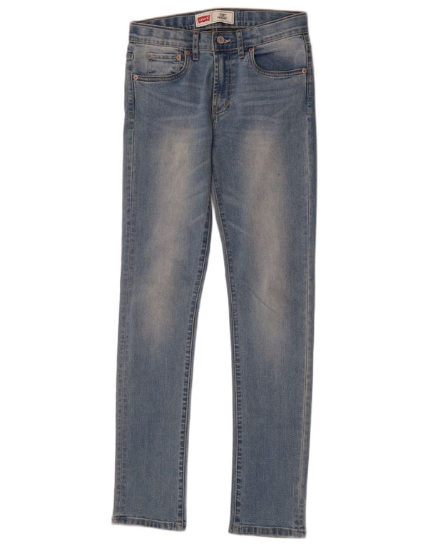 Levi's Girls 510 Skinny Jeans 15-16 Years W28 L32 Blue Cotton
