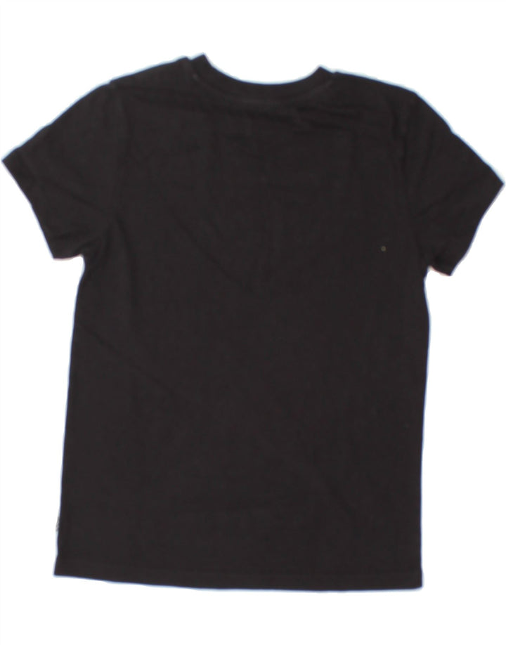 VANS Womens Graphic T-Shirt Top UK 6 XS Black Vintage Vans and Second-Hand Vans from Messina Hembry 