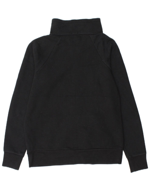 J. Crew Mens Tracksuit Top Jacket UK 10 Small Black Cotton