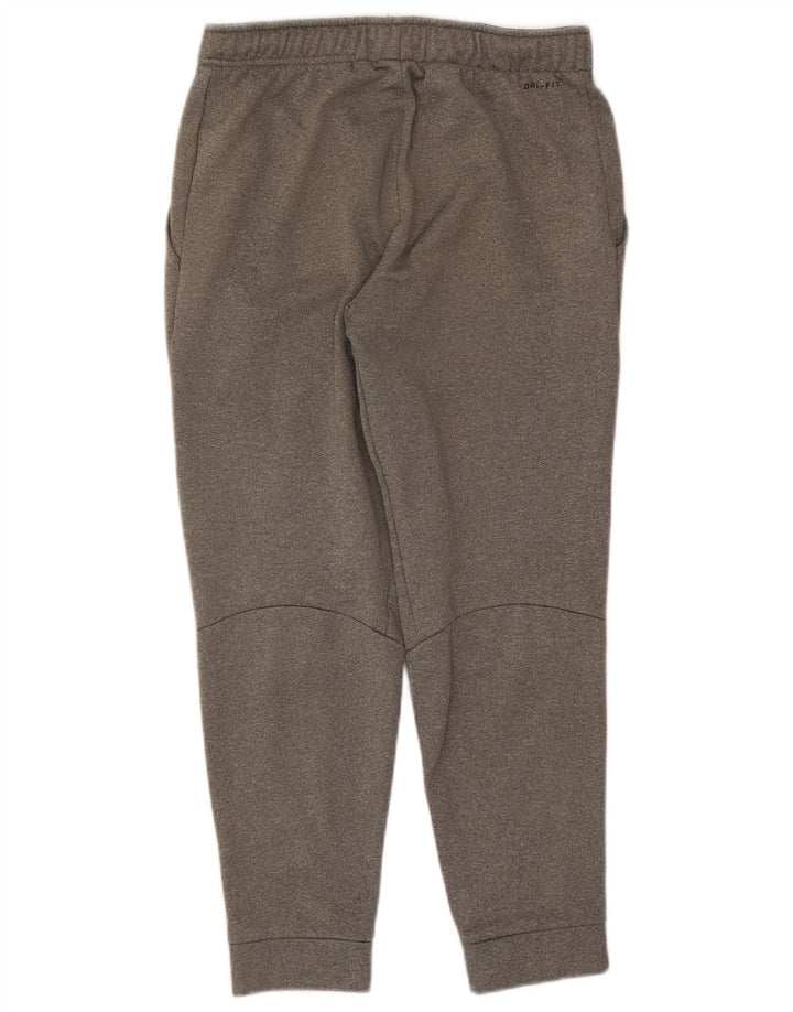 Nike Mens Dri Fit Tracksuit Trousers Joggers Medium  Grey Polyester
