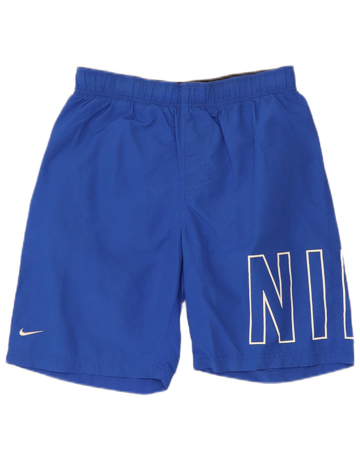 Nike Mens Graphic Sport Shorts Small Blue