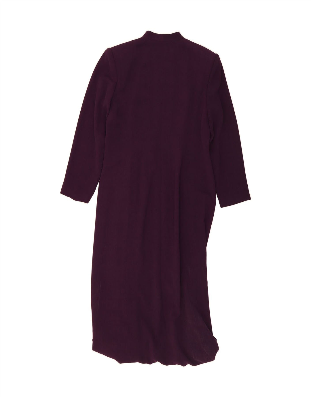 DECISIONS Womens Long Sleeve Maxi Dress UK 20 2XL Purple Polyester Vintage Decisions and Second-Hand Decisions from Messina Hembry 