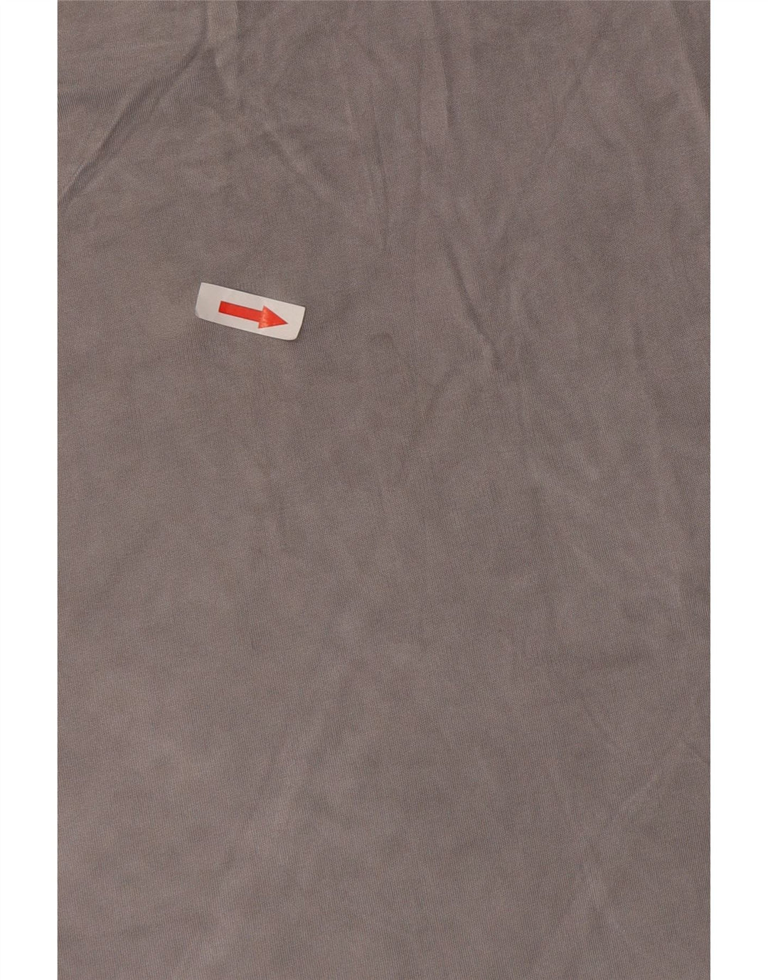 Calvin Klein Womens Crop T-Shirt Top UK 14 Medium Grey Rayon
