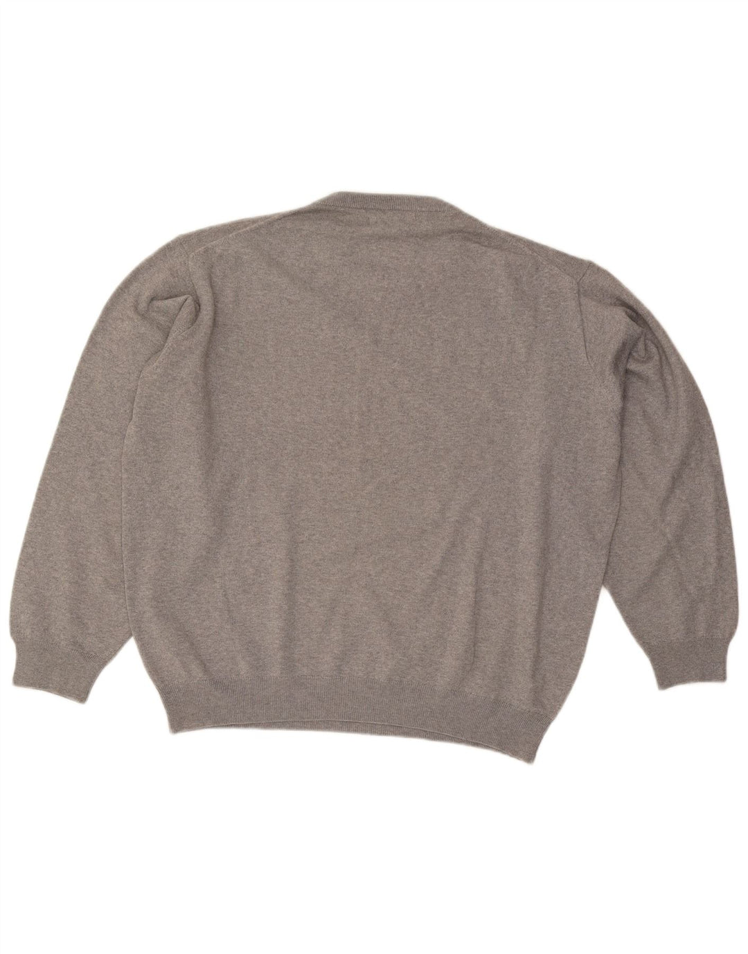 Pierre Cardin Mens Crew Neck Jumper Sweater XL Grey Acrylic
