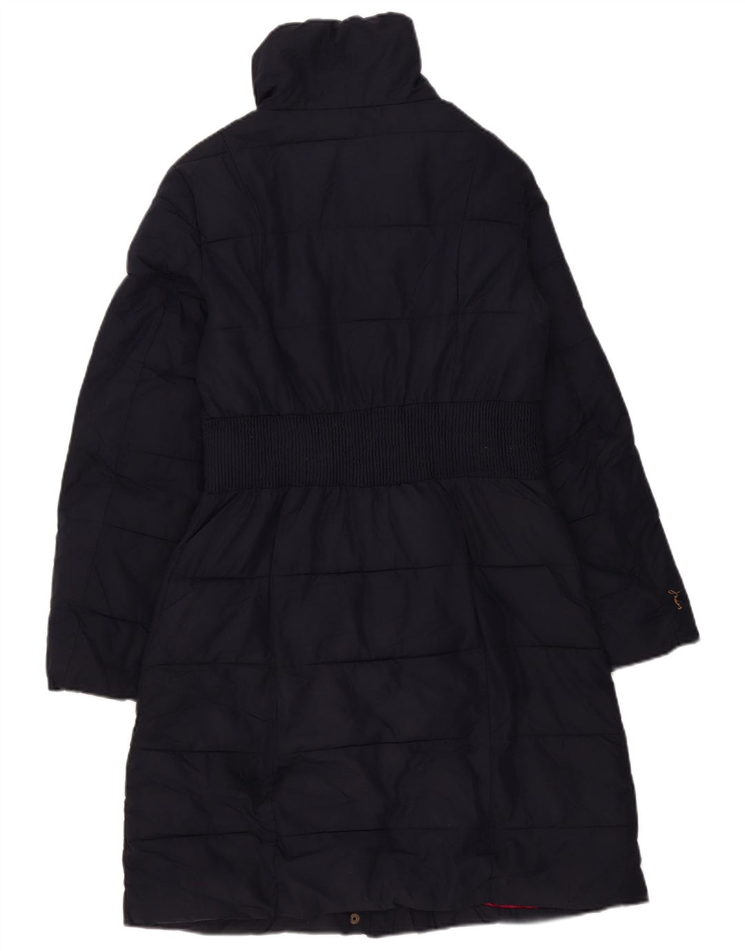 Joules Womens Padded Coat UK 12 Medium Navy Blue Polyester