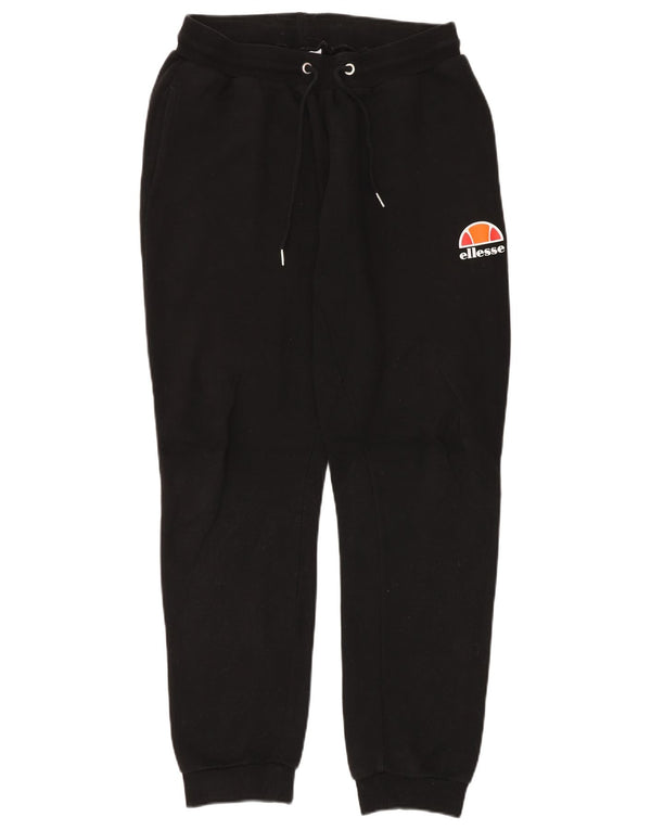 ELLESSE Mens Tracksuit Trousers Joggers Large  Black Cotton