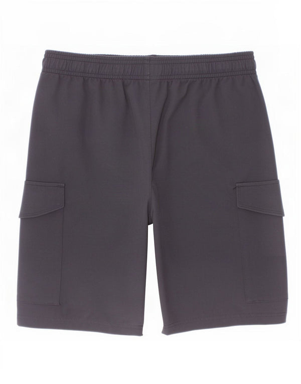 Under Armour Boys Cargo Sport Shorts 11-12 Years Large Black Polyester