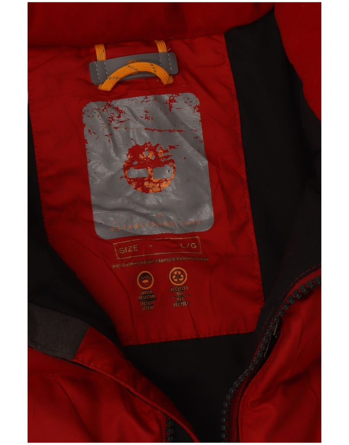 TIMBERLAND Mens Padded Gilet UK 40 Large Red Polyester