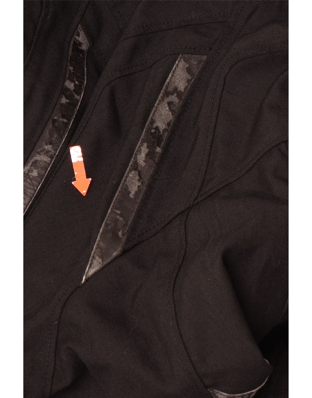 DAINESE Mens Graphic Racer Jacket EU 56 XL Black Nylon