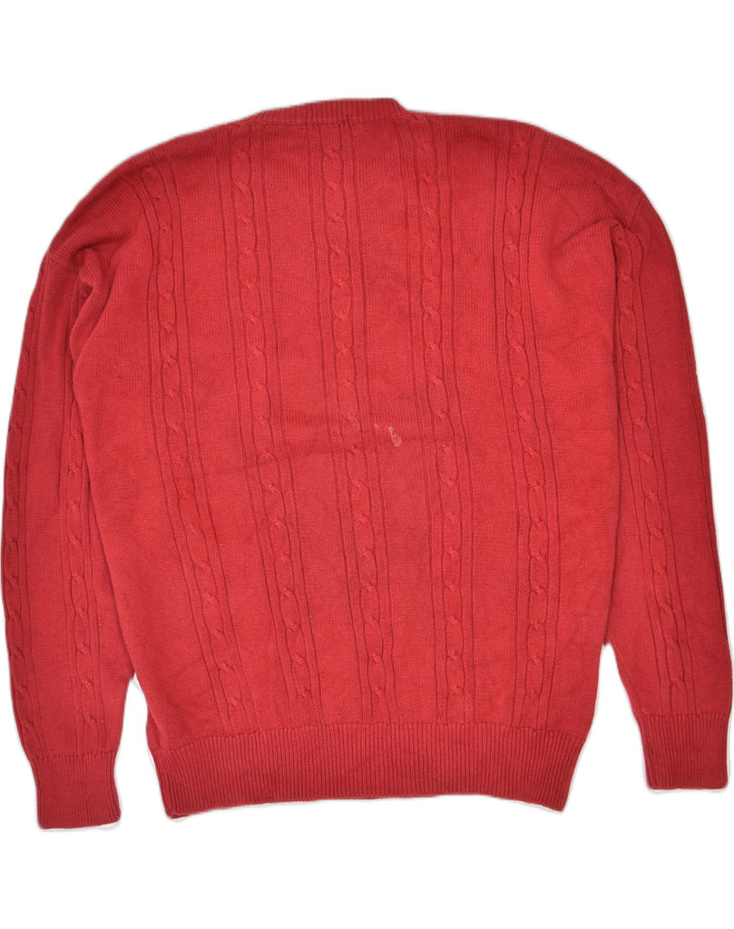 NAUTICA Mens Crew Neck Jumper Sweater 2XL Red Cotton | Vintage | Thrift | Second-Hand | Used Clothing | Messina Hembry 