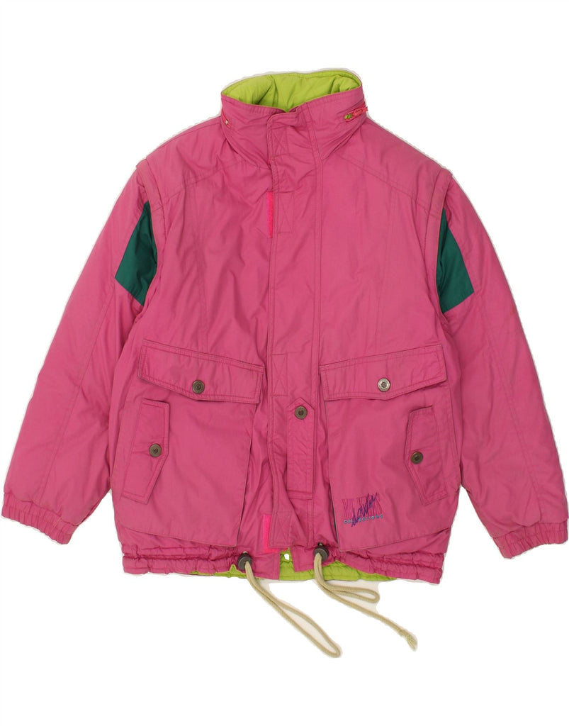 MC KEES Womens Hooded Reversible Padded Jacket UK 16 Large Pink | Vintage Mc Kees | Thrift | Second-Hand Mc Kees | Used Clothing | Messina Hembry 