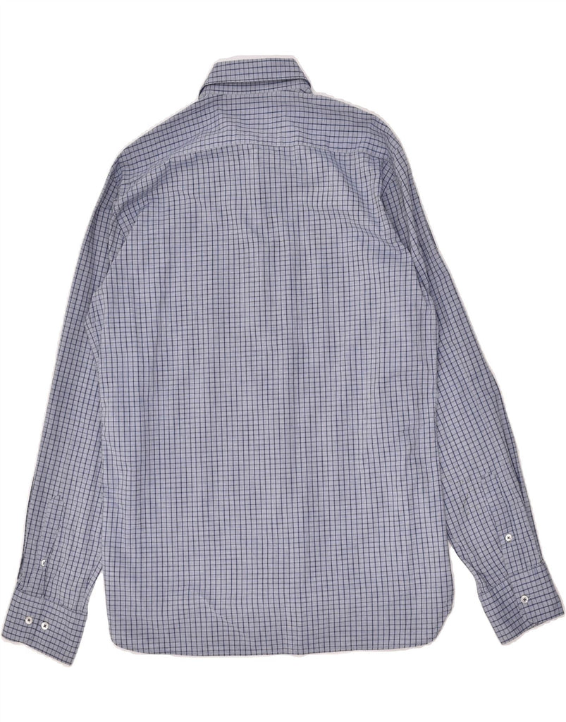 MASSIMO DUTTI Mens Casual Fit Shirt Medium Blue Check Cotton | Vintage Massimo Dutti | Thrift | Second-Hand Massimo Dutti | Used Clothing | Messina Hembry 