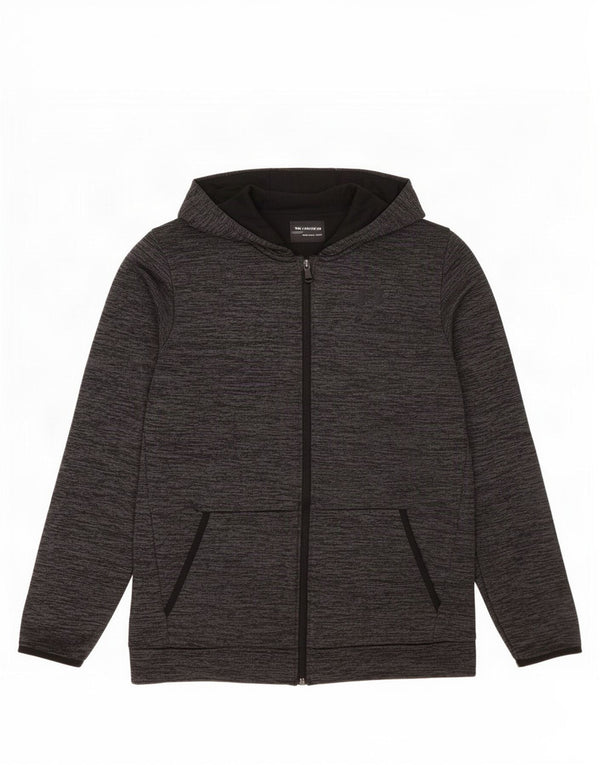 Under Armour Boys Cold Gear Zip Hoodie Sweater 13-14 Years XL Grey Flecked