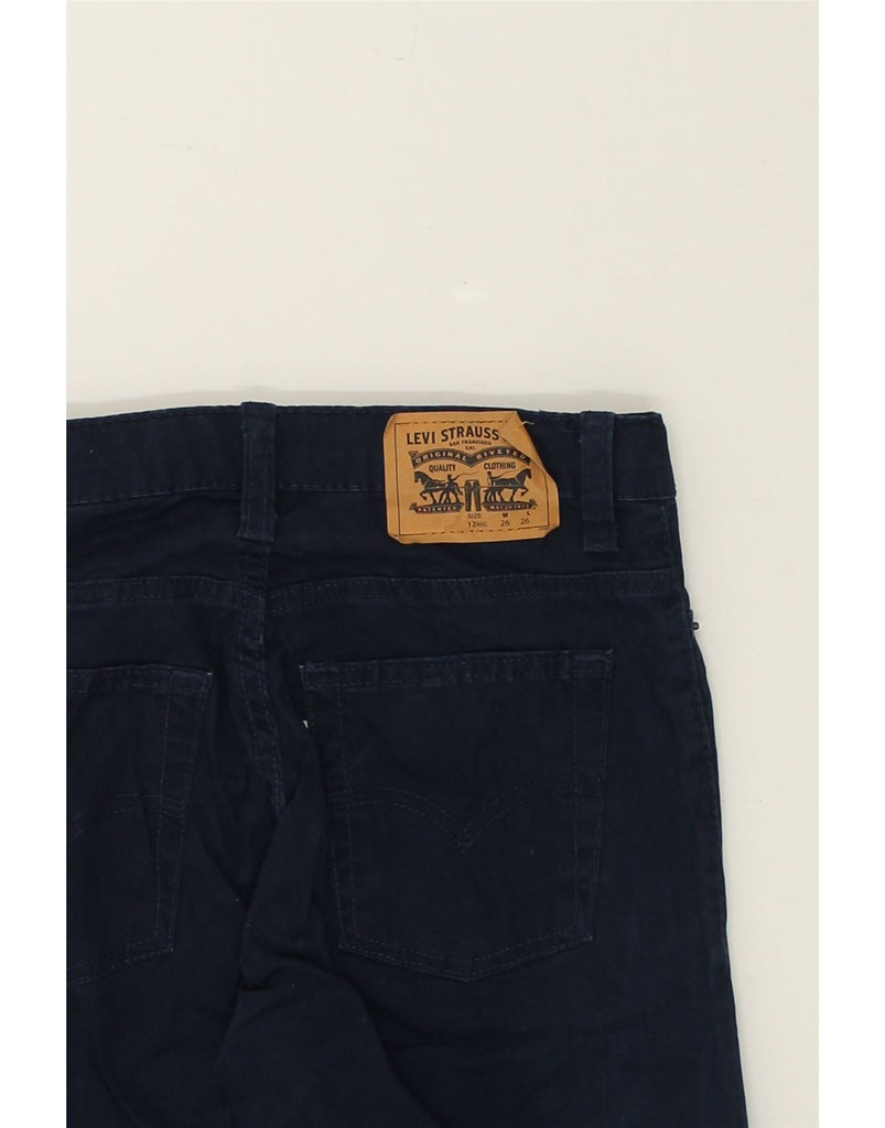 LEVI'S Boys 511 Slim Jeans 11-12 Years W26 L26 Navy Blue Cotton | Vintage Levi's | Thrift | Second-Hand Levi's | Used Clothing | Messina Hembry 