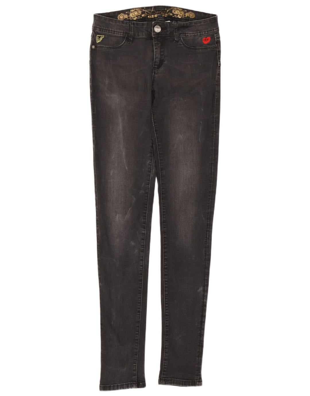 Desigual Womens Skinny Jeans W28 L32 Grey