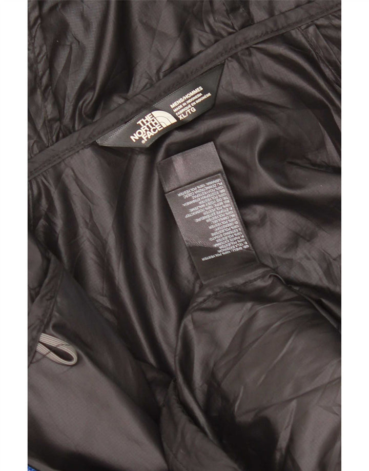 The North Face Mens Hooded Rain Jacket UK 42 XL Black Polyester