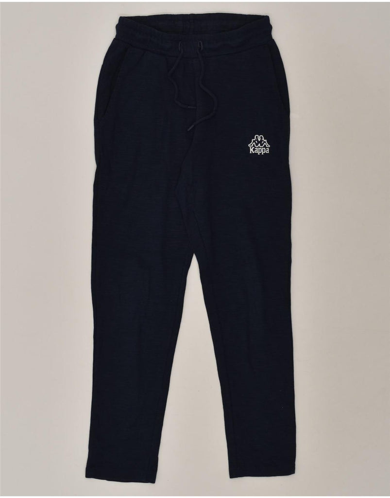 KAPPA Mens Tracksuit Trousers Small Navy Blue Cotton | Vintage Kappa | Thrift | Second-Hand Kappa | Used Clothing | Messina Hembry 