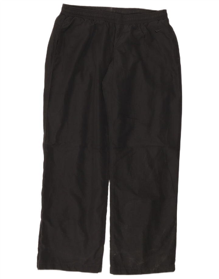 NIKE Womens Tracksuit Trousers UK 14 Large  Black Polyester