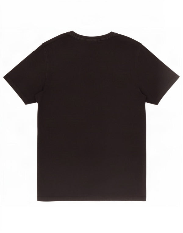 Jack & Jones Mens Graphic T-Shirt Top Medium Black Cotton