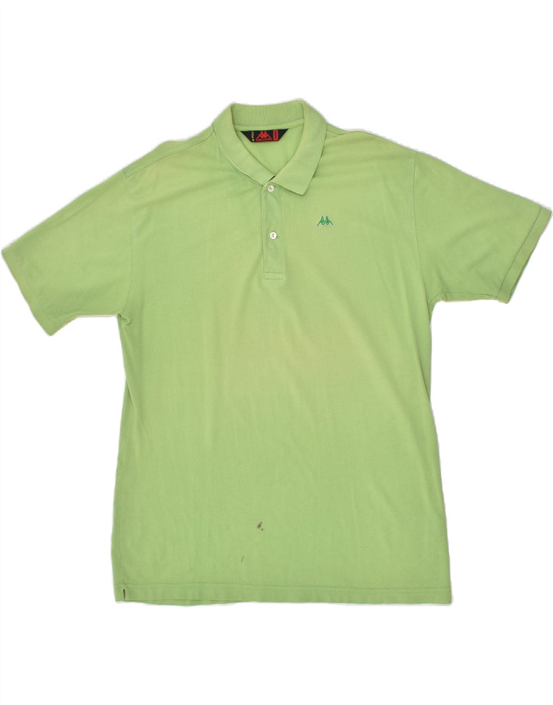 KAPPA Mens Polo Shirt XL Green Cotton | Vintage Kappa | Thrift | Second-Hand Kappa | Used Clothing | Messina Hembry 