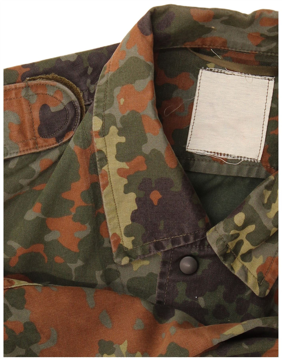 Vintage Mens Military Jacket UK 40 Large Khaki Camouflage