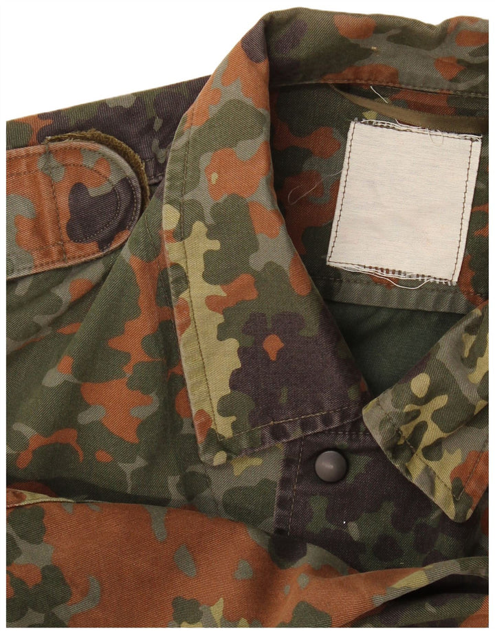 Vintage Mens Military Jacket UK 40 Large Khaki Camouflage