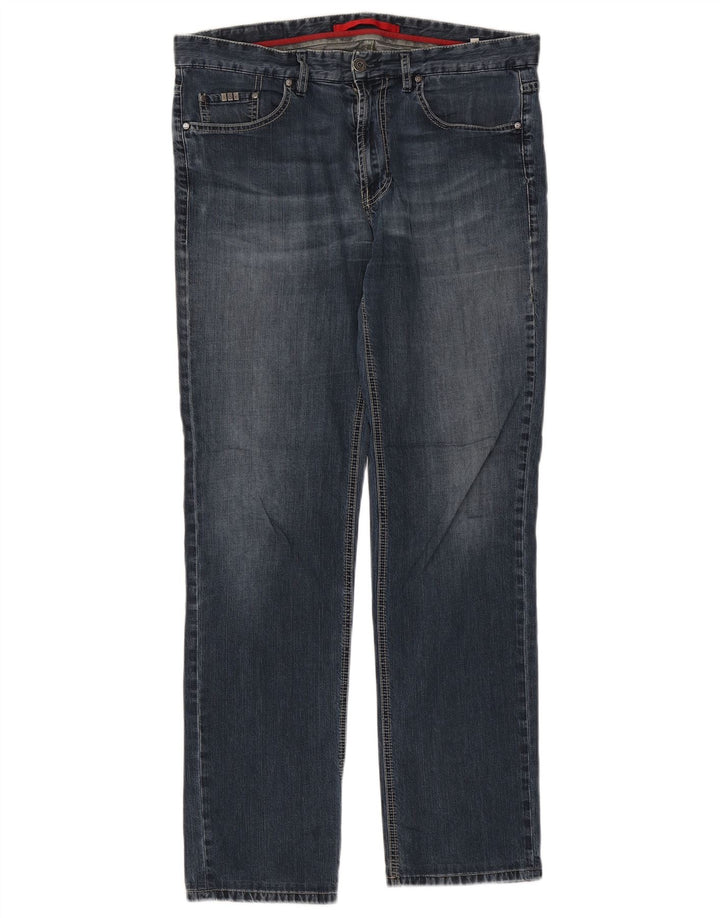 Cerruti 1881 Mens Straight Jeans W34 L30 Navy Blue