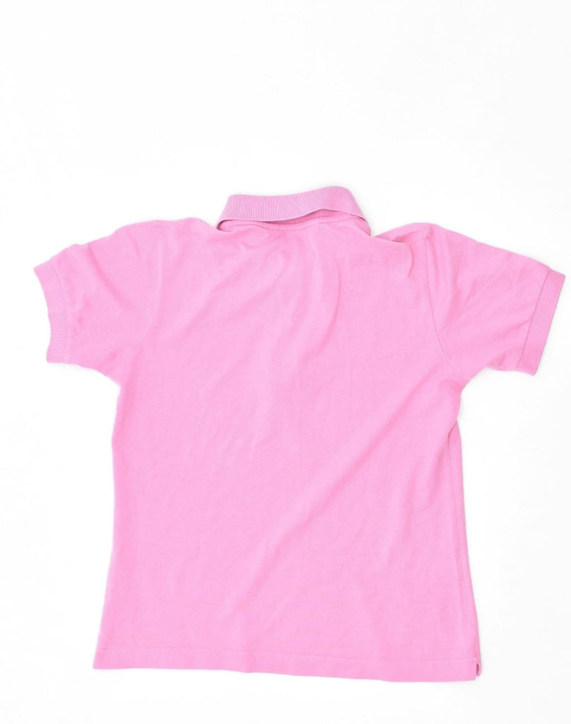 KAPPA Womens Polo Shirt UK 14 Medium Pink Cotton | Vintage Kappa | Thrift | Second-Hand Kappa | Used Clothing | Messina Hembry 