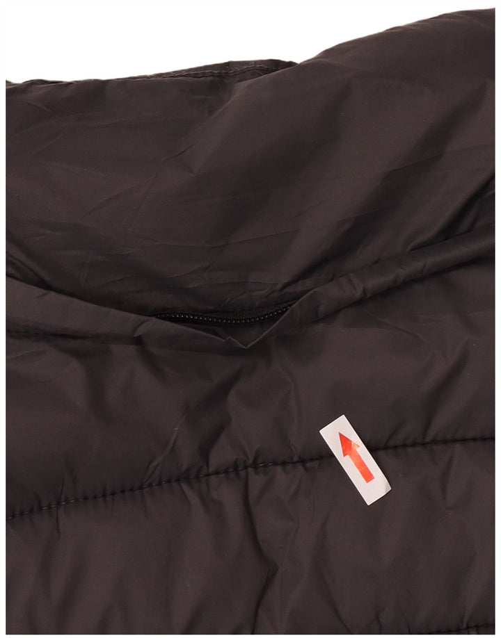 Superdry Womens Padded Jacket UK 16 Large Grey Nylon