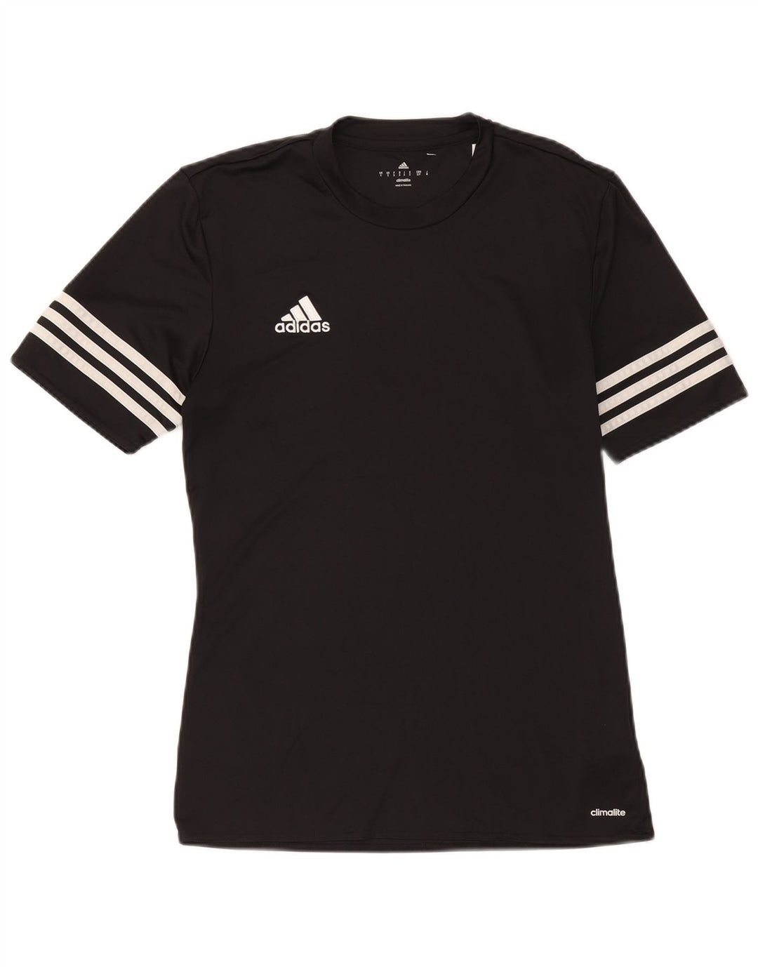 Adidas Mens Climalite T-Shirt Top Small Black Polyester