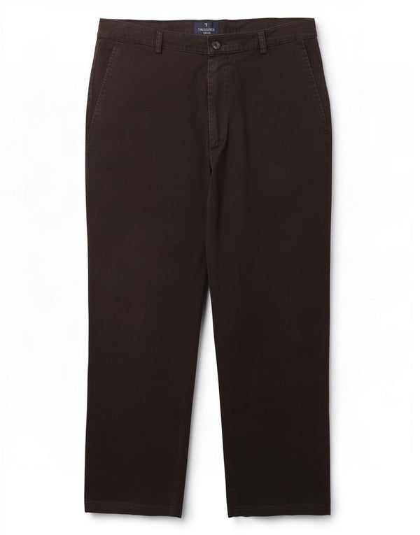 Trussardi Mens Straight Jeans W36 L30 Black Cotton