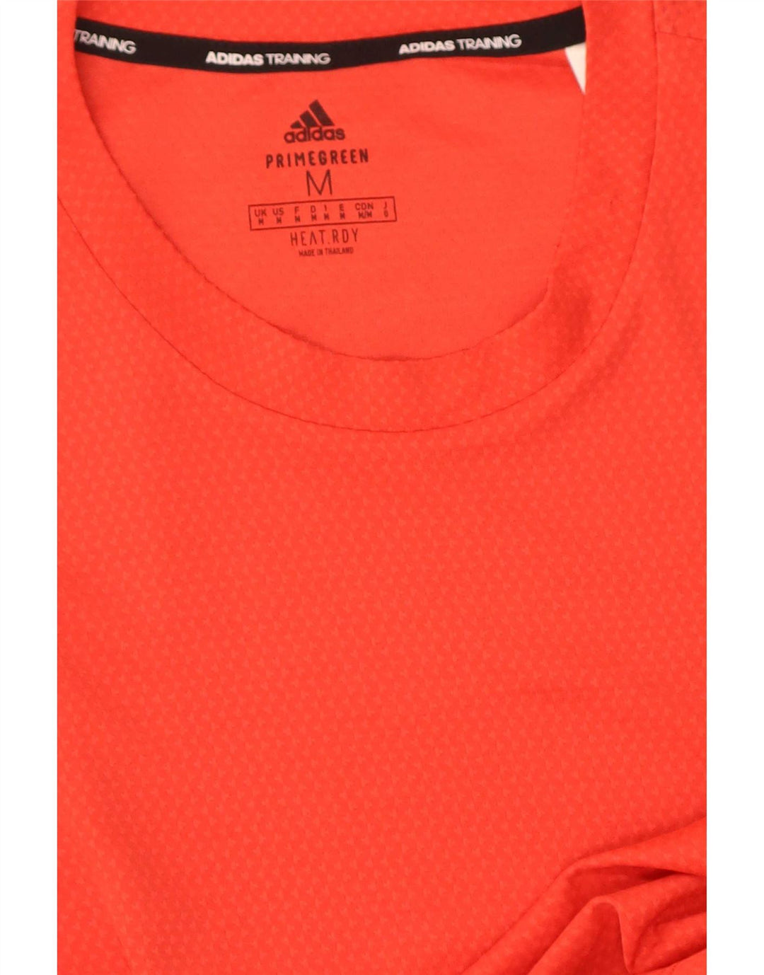 Adidas Mens Training T-Shirt Top Medium Red
