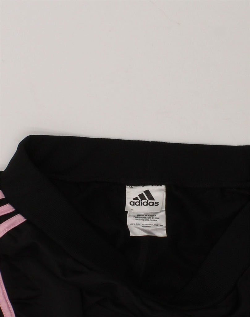 ADIDAS Girls Sport Shorts 15-16 Years XL Black Polyester | Vintage Adidas | Thrift | Second-Hand Adidas | Used Clothing | Messina Hembry 