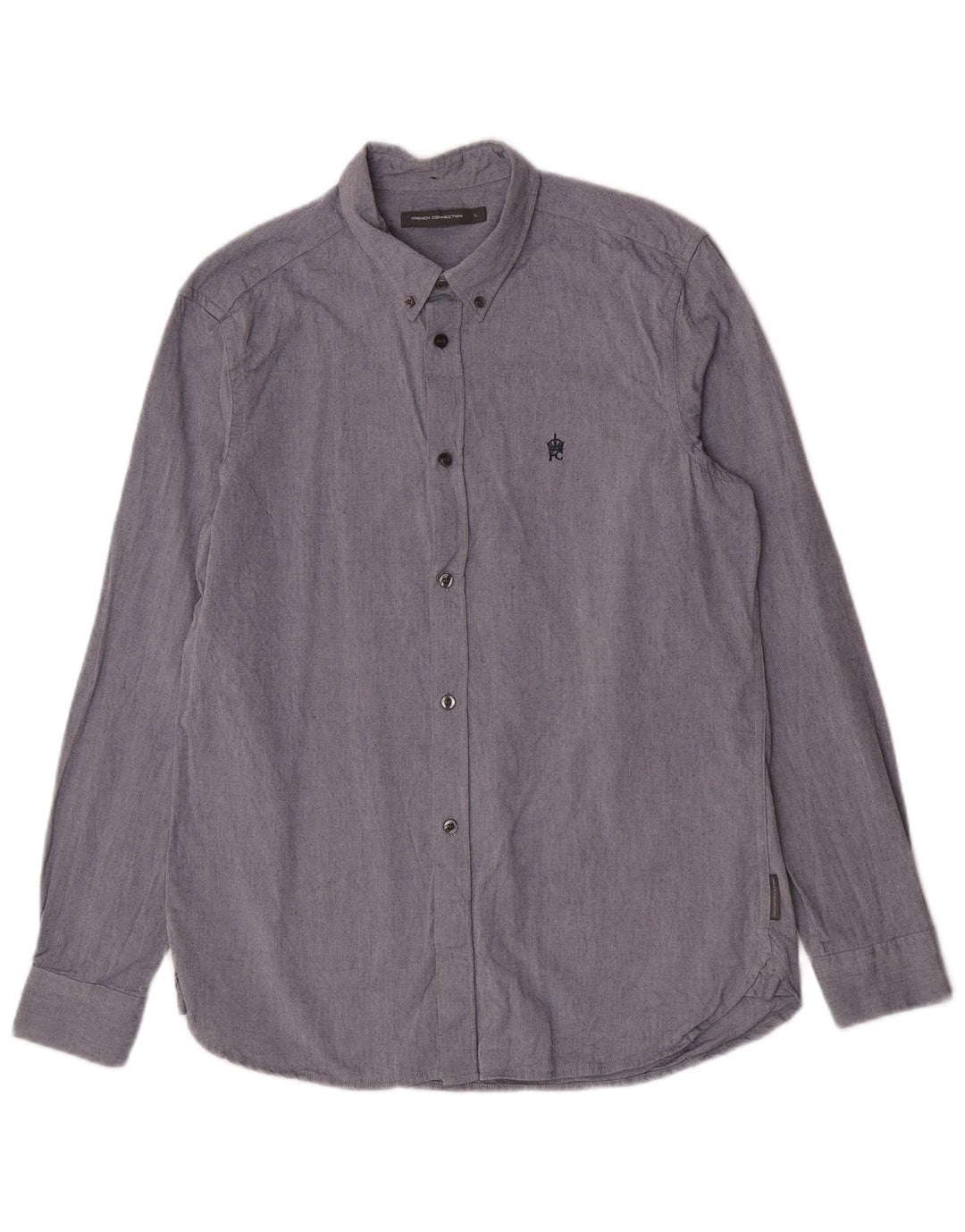 French Connection Mens Shirt Large Blue