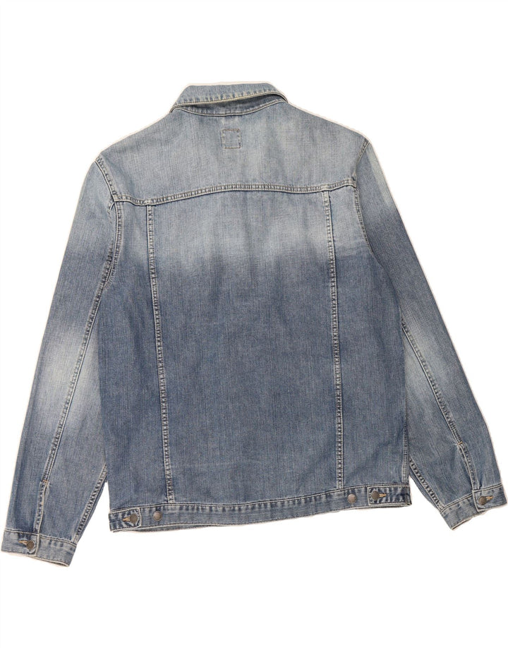 S.OLIVER Mens Denim Jacket UK 44 2XL Blue Cotton Vintage S.Oliver and Second-Hand S.Oliver from Messina Hembry 