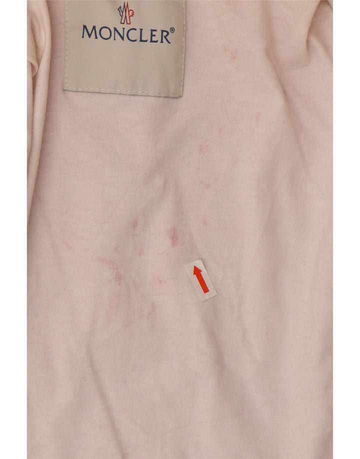 Moncler Girls Graphic Rain Jacket 15-16 Years Red Polyamide