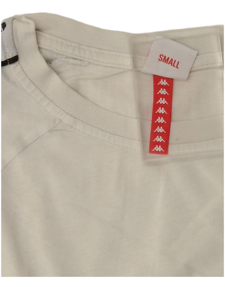 Kappa Mens Graphic T-Shirt Top Small White