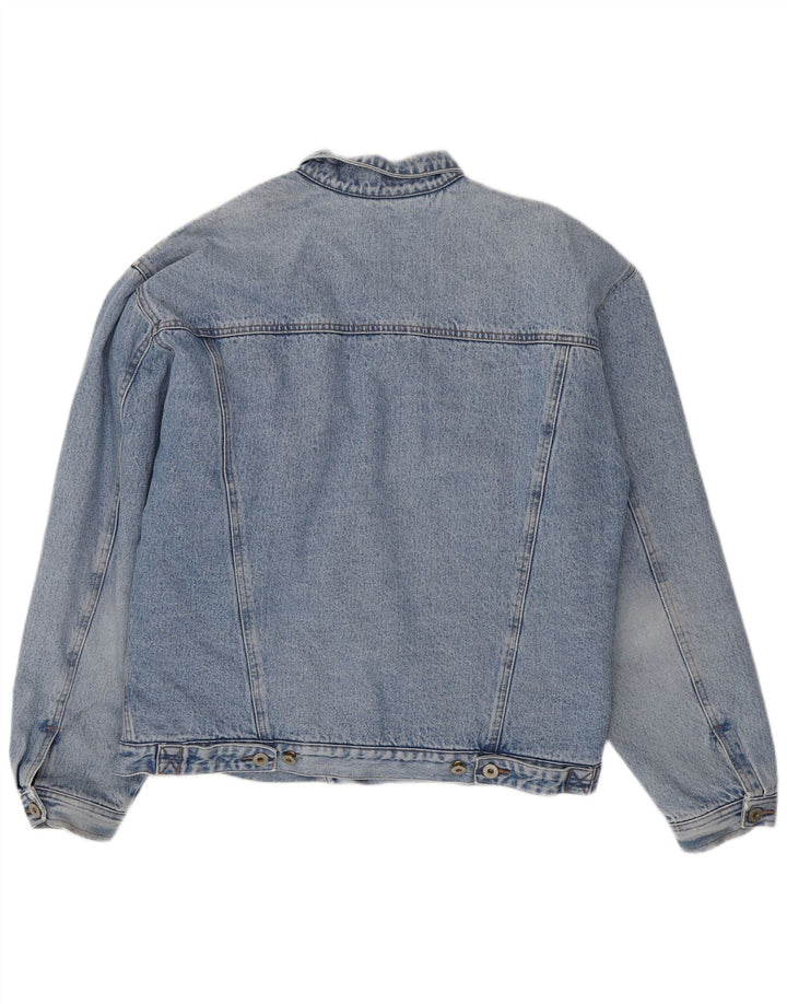 Paddock's Mens Sherpa Denim Jacket IT 52/54 XL Blue Cotton