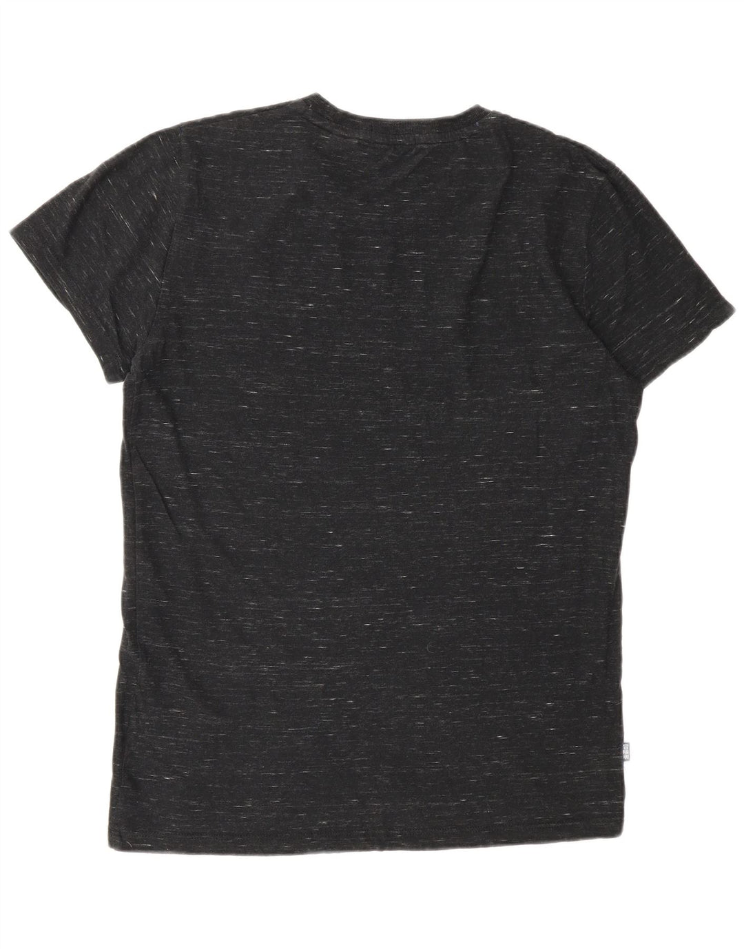 SUPERDRY Mens T-Shirt Top Small Grey Flecked Cotton