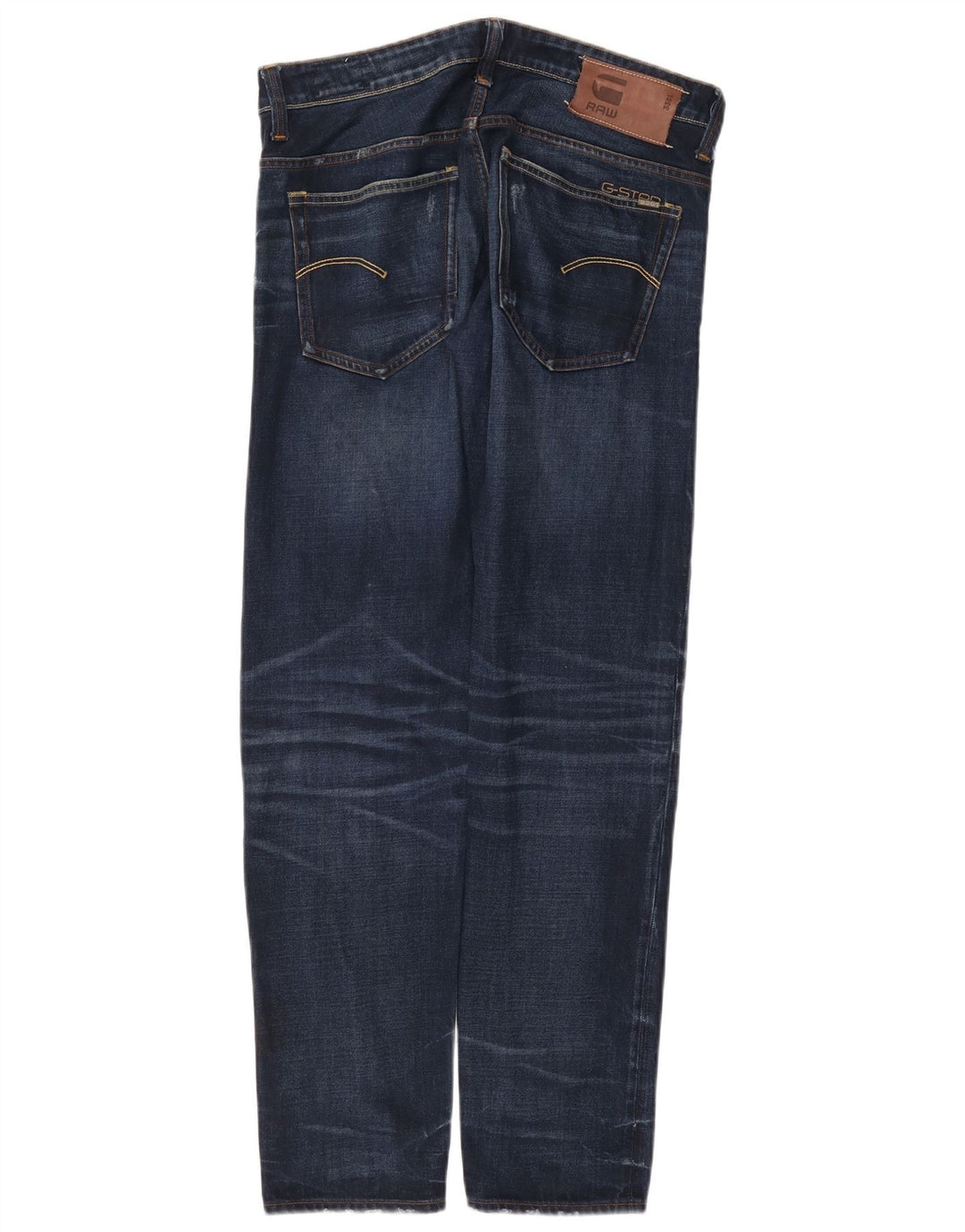 G-Star Mens Slim Jeans W32 L32 Navy Blue Cotton