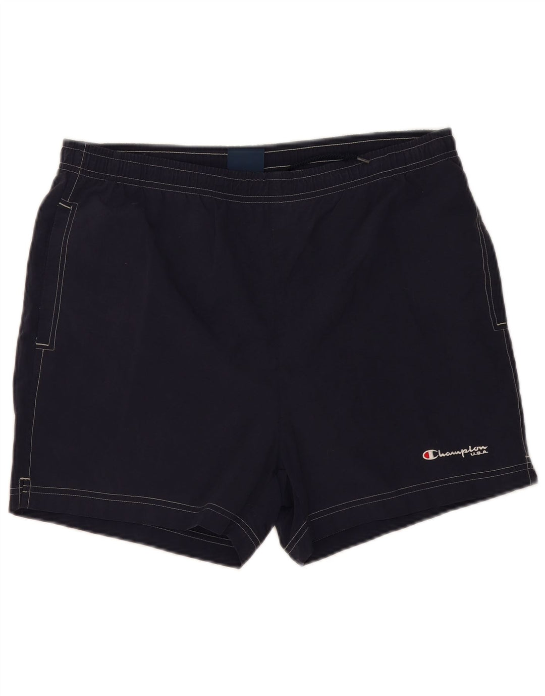 CHAMPION Mens Swimming Shorts XL  Navy Blue Polyamide