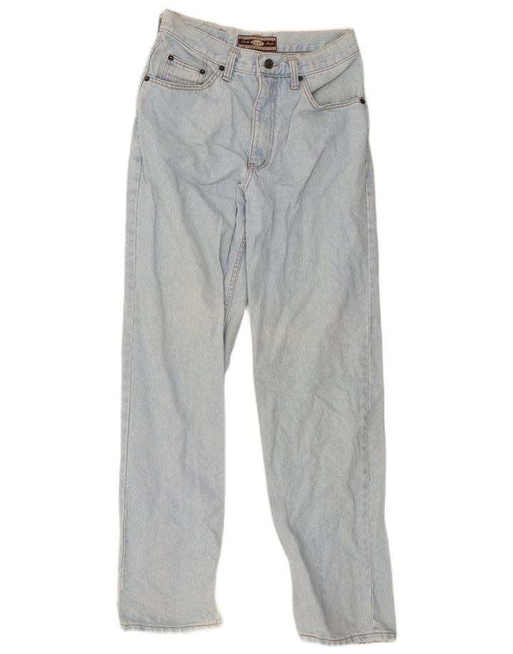 Trademark Mens Straight Jeans W30 L32 Blue Cotton