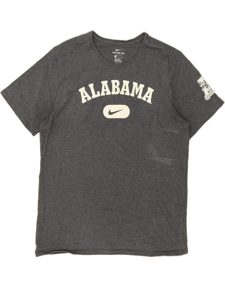 NIKE Mens Athletic Cut Graphic T-Shirt Top XL Grey Cotton Vintage Nike and Second-Hand Nike from Messina Hembry 