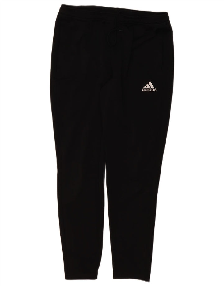 Adidas Mens Tracksuit Trousers Large Black Polyester