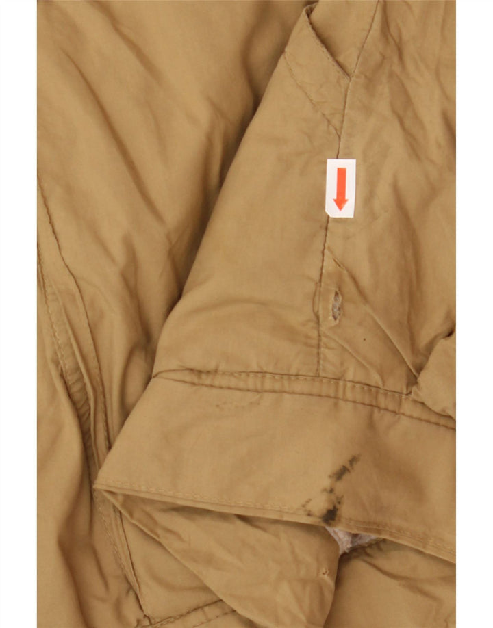 Vintage Mens Military Jacket IT 50 Large Brown