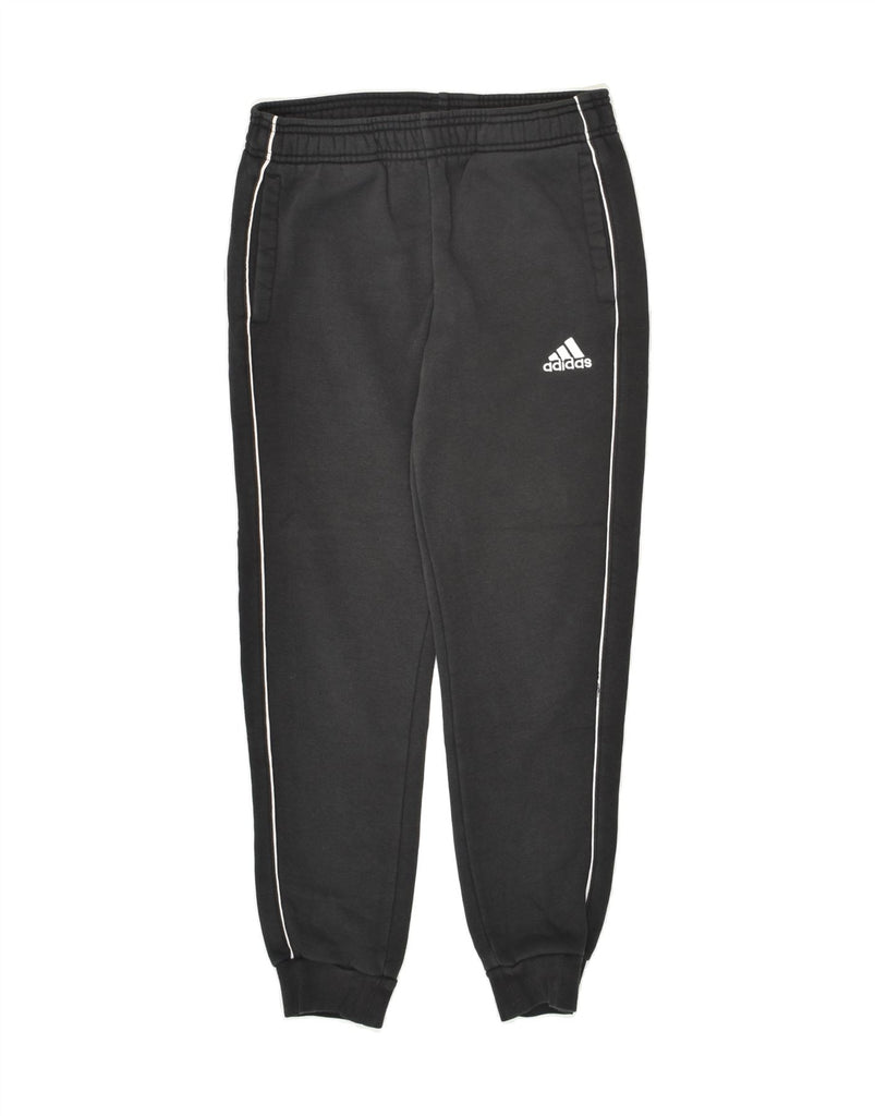 ADIDAS Boys Tracksuit Trousers Joggers 9-10 Years Black Cotton | Vintage Adidas | Thrift | Second-Hand Adidas | Used Clothing | Messina Hembry 