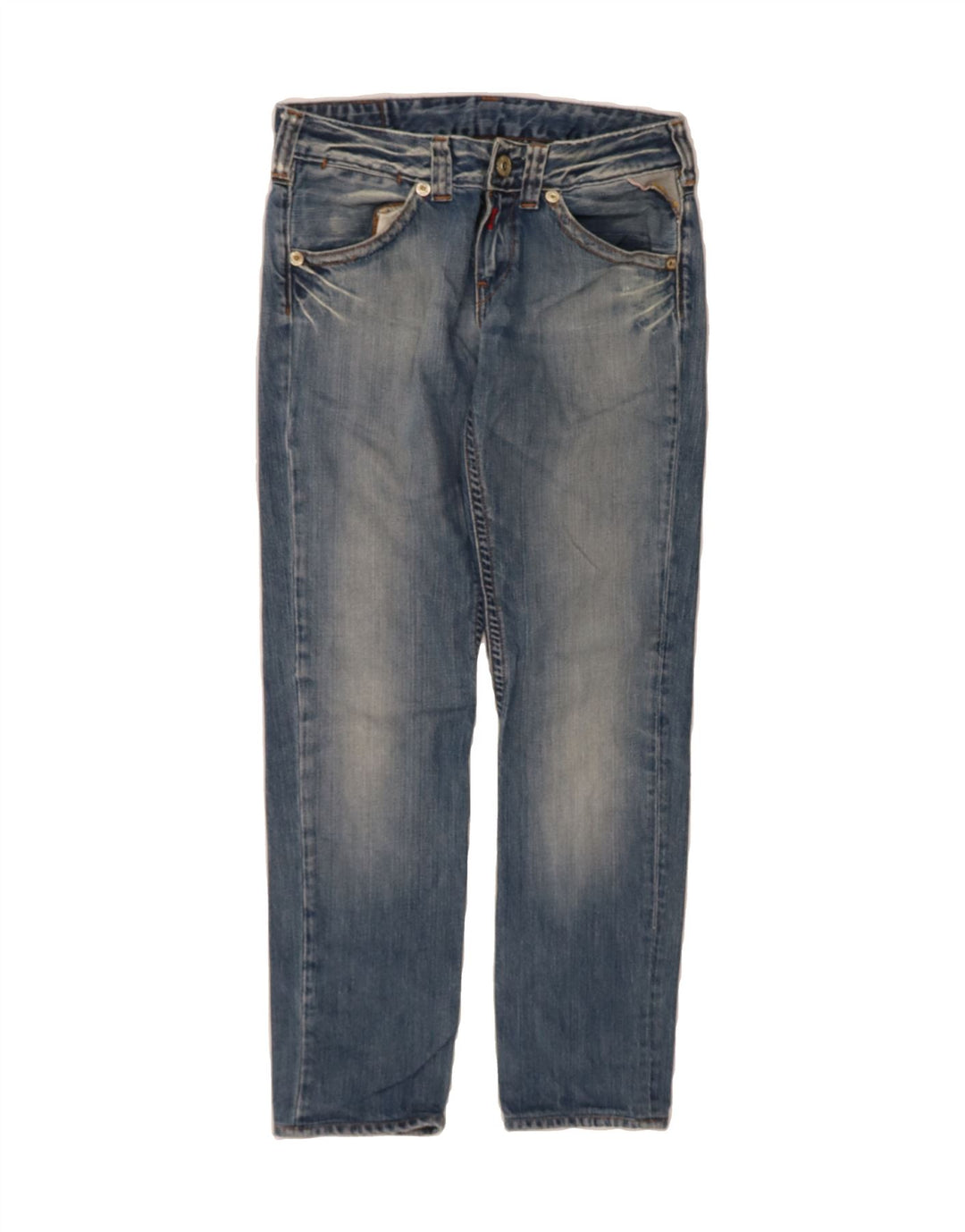 REPLAY Womens Straight Jeans W27 L28 Blue Cotton Vintage Replay and Second-Hand Replay from Messina Hembry 