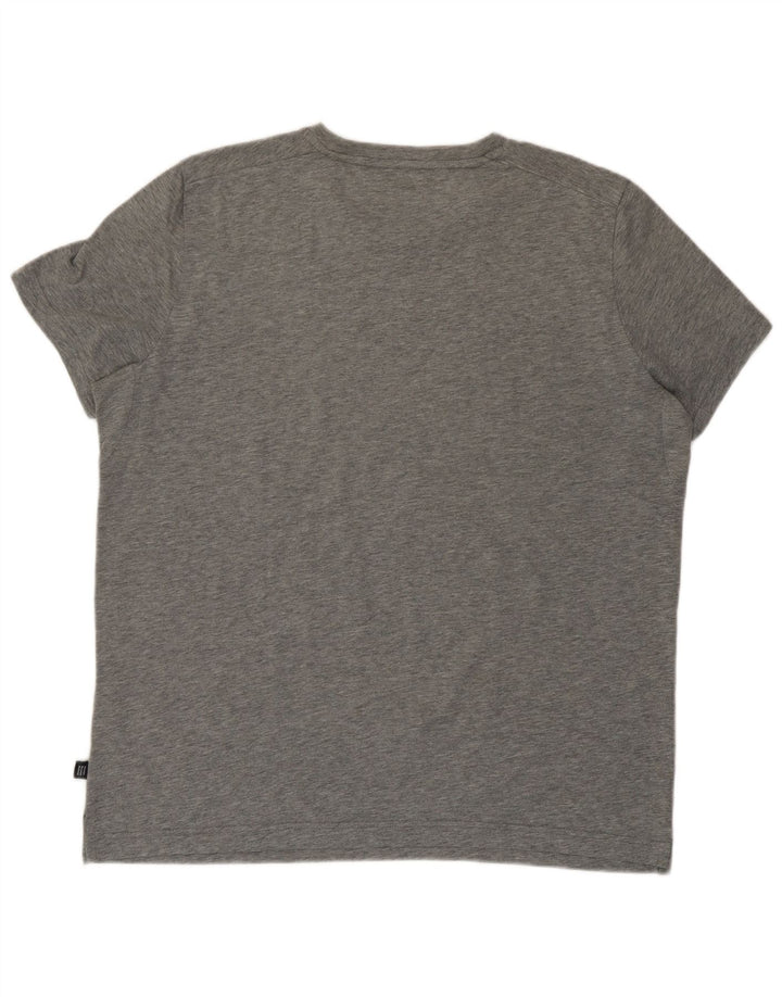 Puma Mens Graphic T-Shirt Top XL Grey Cotton