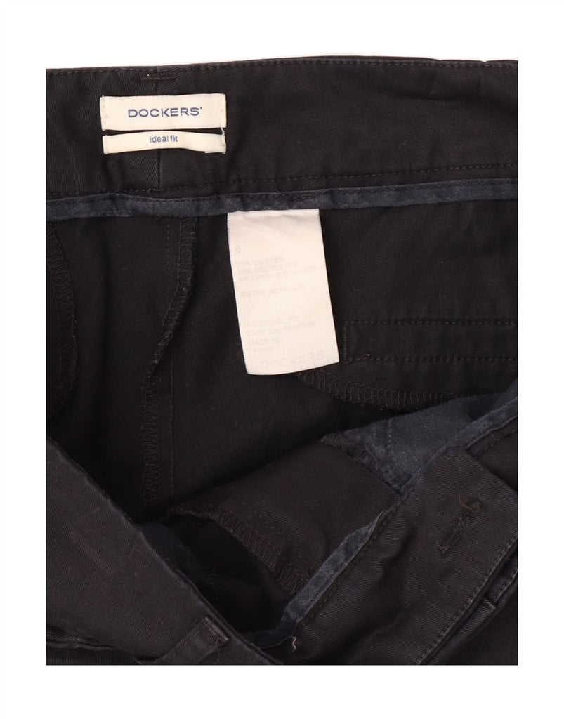 DOCKERS Womens Casual Shorts US 6 Medium W30  Black Cotton Vintage Dockers and Second-Hand Dockers from Messina Hembry 