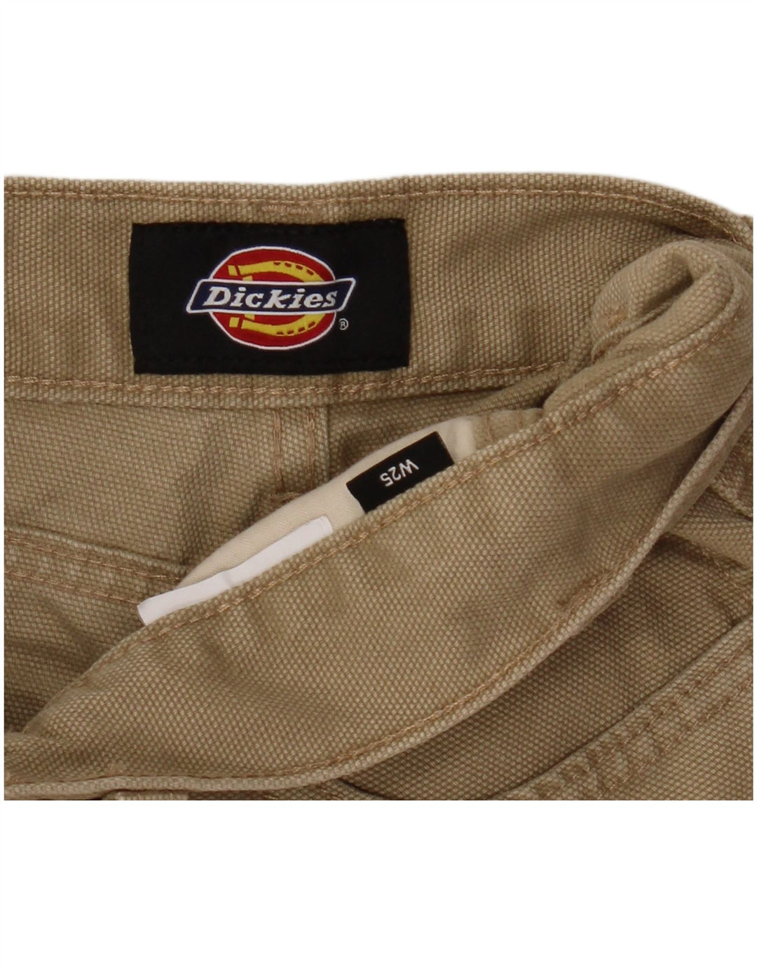 DICKIES Womens Cargo Shorts W25 XS Khaki